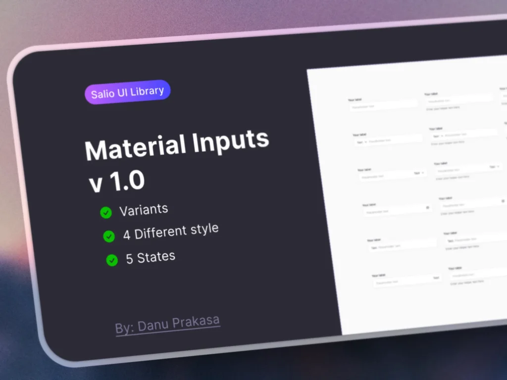 Material Inputs